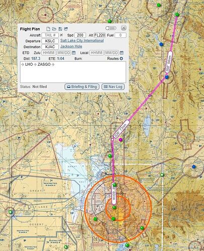 Leg06 KSLC - KJAC route