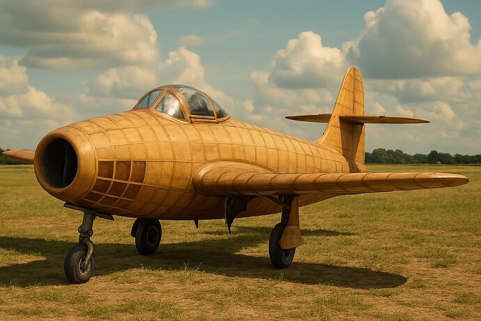 20250412_1711_Vintage Wooden Jet Fighter_simple_compose_01jrn8tdtde91bv0k3qjz7xswf