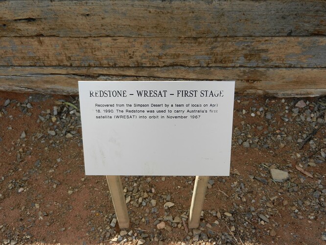 wresat plaque