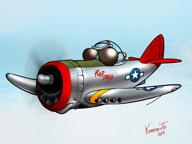 P47D Red Tails