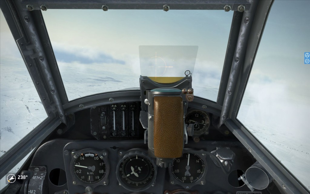 Bf109F4 cockpit