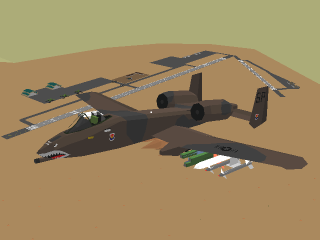 10736309-a-10-cuba-windows-nice-polygonal-aircraft-models