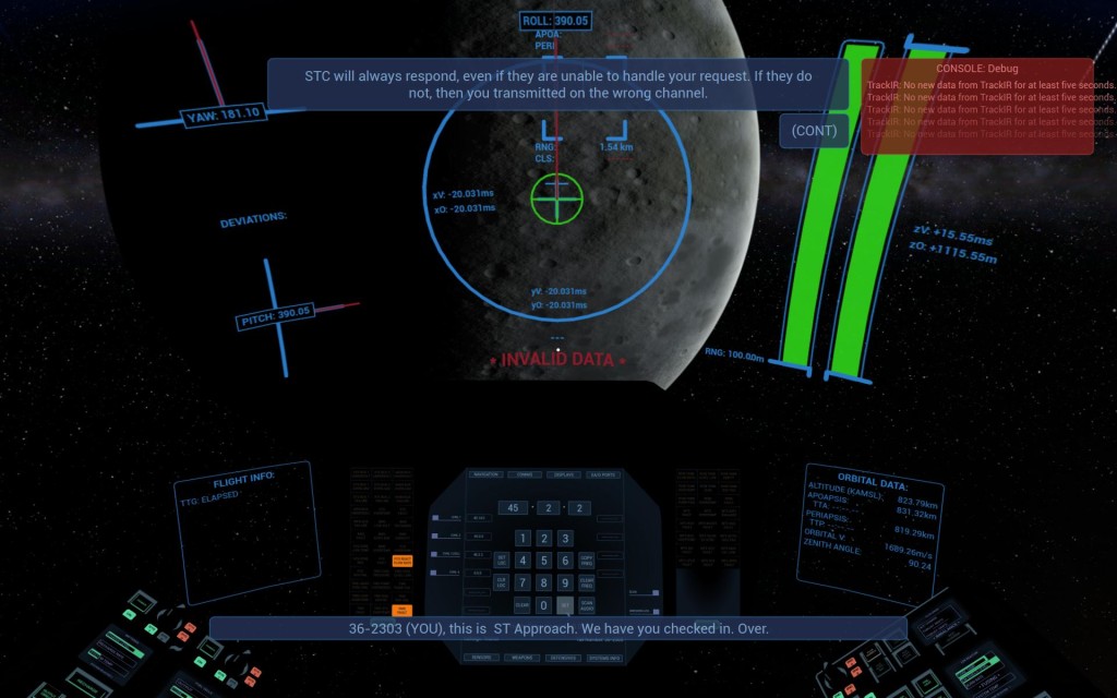 RogueSystemSim HUD View