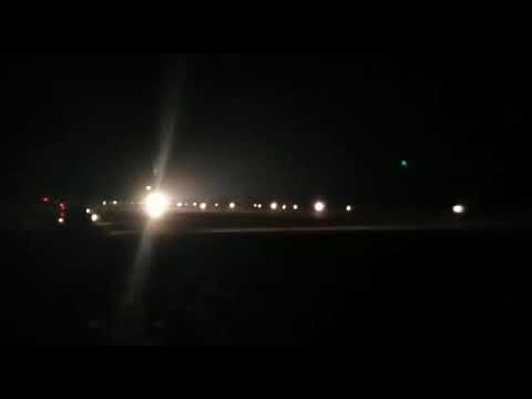 BOLIVIA - Locals line runway with motorbikes to light it for urgent medivac. SEE DESCRIPTION